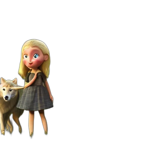 animal, dress, creature, 3d render transparent PNG cut-out