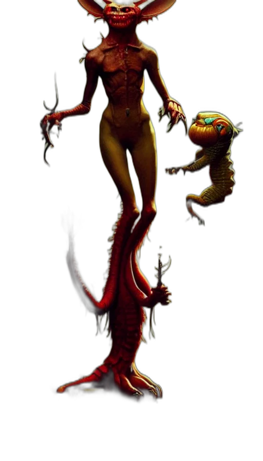 dragon, creature, staff, concept art, fantasy art, pixel art, comic book art, fire transparent PNG cut-out