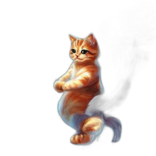 animal, staff, creature, concept art, pixel art, fantasy art, photorealistic, cute transparent PNG cut-out
