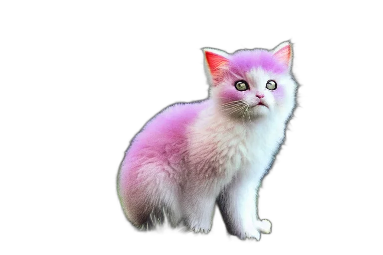 animal, creature, staff, concept art, watercolor, fantasy art, vaporwave, pastel transparent PNG cut-out