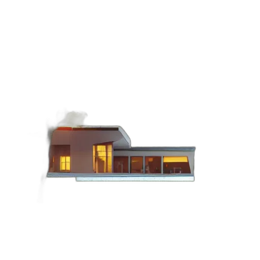 building, furniture, 3d render, concept art transparent PNG cut-out