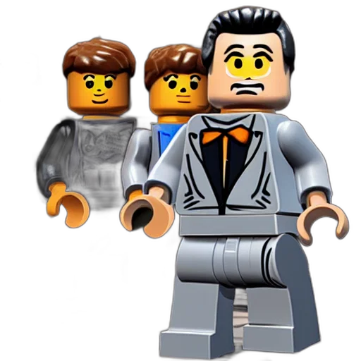 robot, staff, 3d render, concept art, cartoon, screenshot, bruce, campbell transparent PNG cut-out