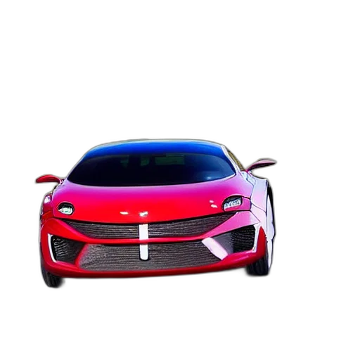 car, robot, weapon, animal, 3d render, vaporwave, concept art, photorealistic transparent PNG cut-out