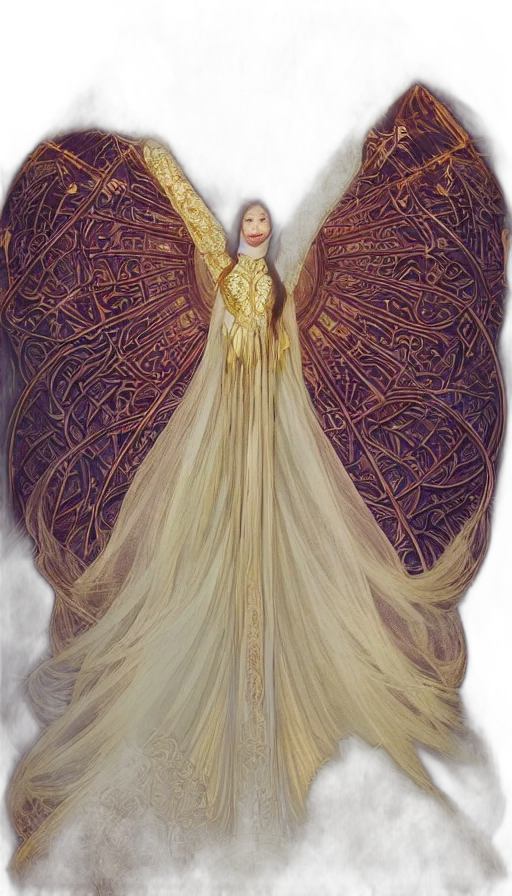 dress, crown, fantasy art, concept art transparent PNG cut-out