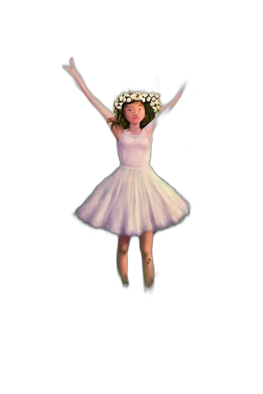 dress, crown, hat, staff transparent PNG cut-out