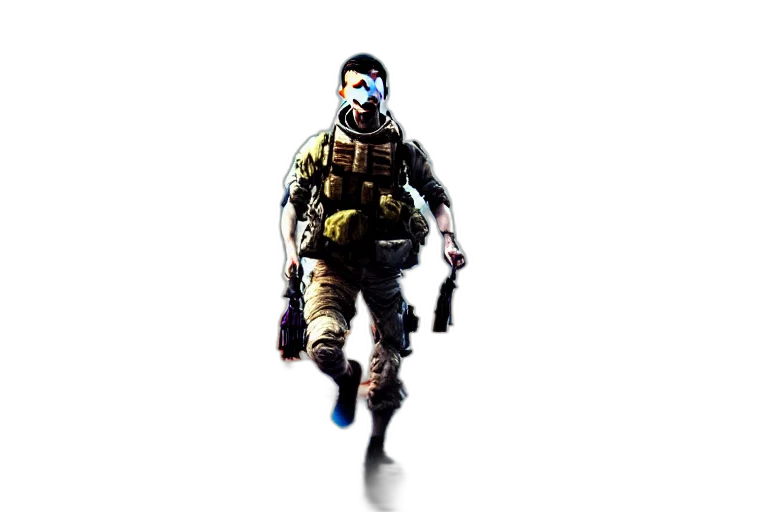 weapon, mask, staff, face transparent PNG cut-out