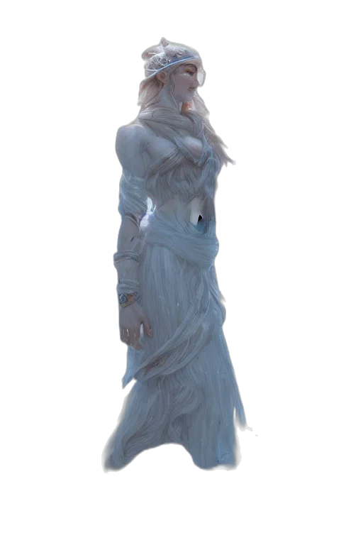 dress, creature, dragon, staff, concept art, fantasy art, 3d render, photorealistic transparent PNG cut-out