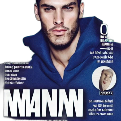 jacket, face, man, magazine transparent PNG cut-out
