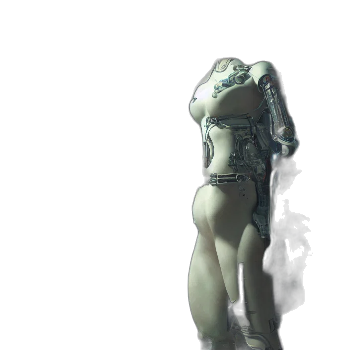 robot, dress, creature, dragon transparent PNG cut-out