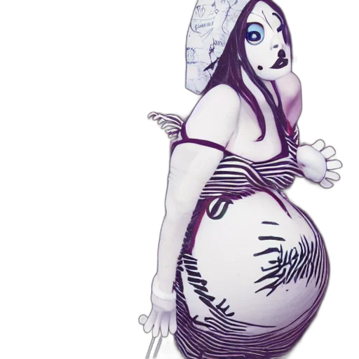 dress, creature, mask, concept art transparent PNG cut-out