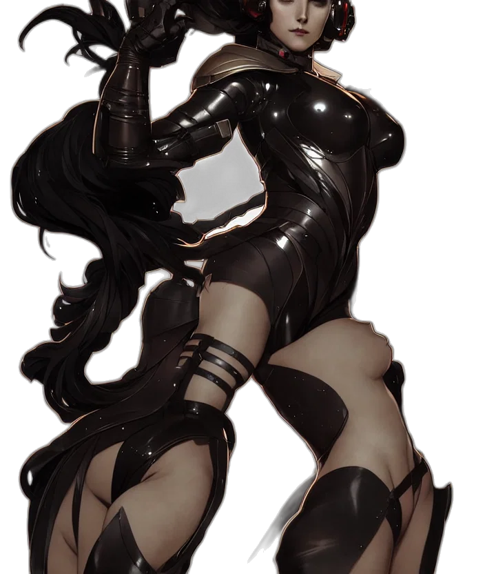 concept art, fantasy art, comic book art, 3d render transparent PNG cut-out