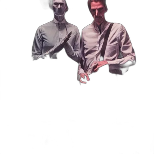 jacket, staff, mask, face transparent PNG cut-out