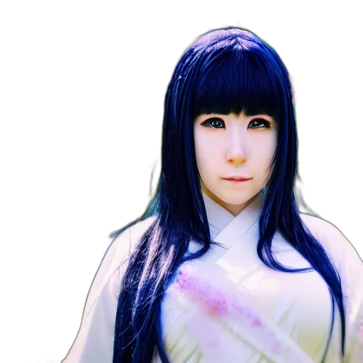 robot, face, dress, hair transparent PNG cut-out