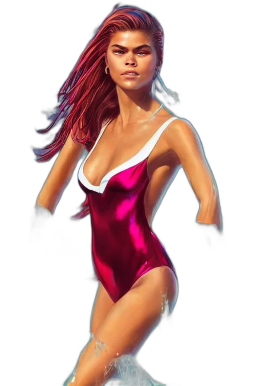 dress, photorealistic, comic book art, concept art transparent PNG cut-out