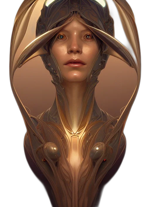 face, crown, mask, robot, fantasy art, concept art, photorealistic, 3d render transparent PNG cut-out