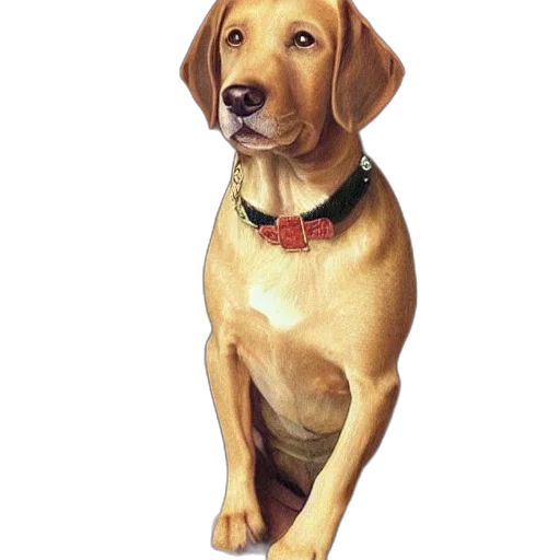 animal, staff, face, photorealistic transparent PNG cut-out