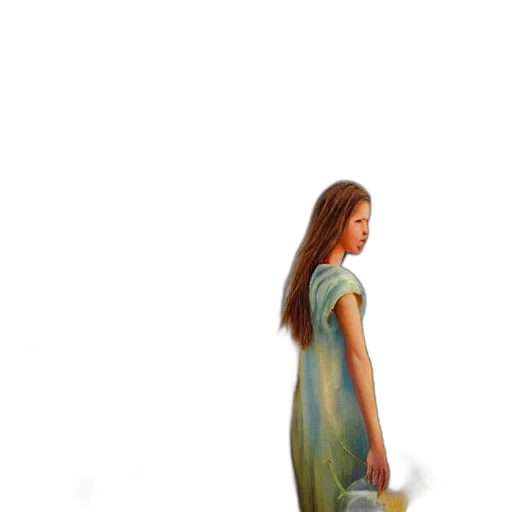dress, staff, bottle, face, oil painting, photorealistic, concept art, watercolor transparent PNG cut-out