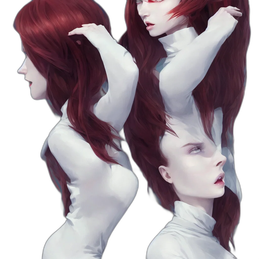 hair, mask, crown, face, concept art, fantasy art, photorealistic, comic book art transparent PNG cut-out