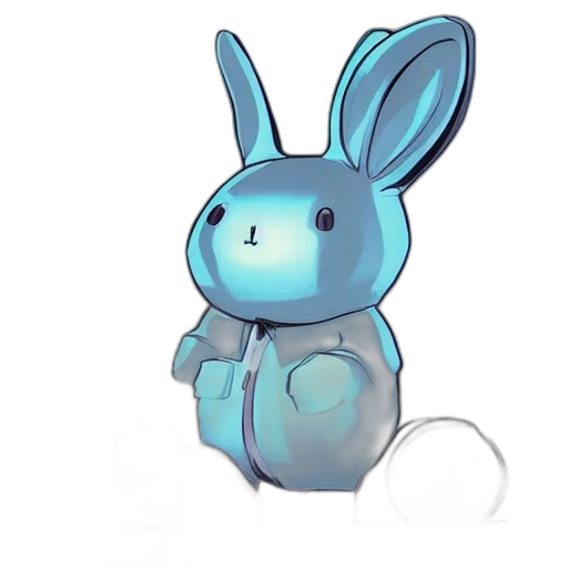 robot, animal, staff, creature, concept art, pixel art, 3d render, cartoon transparent PNG cut-out