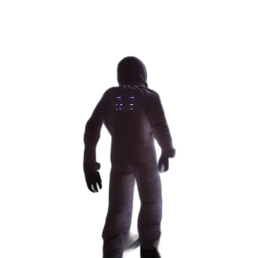 robot, jacket, creature, mask, 3d render, concept art, cyberpunk, vaporwave transparent PNG cut-out