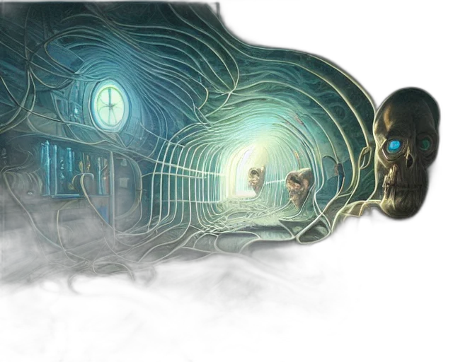 mask, concept art, fantasy art, comic book art transparent PNG cut-out