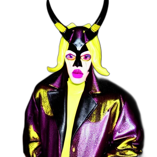 mask, jacket, animal, creature, vaporwave, bad, bunny, dressing transparent PNG cut-out
