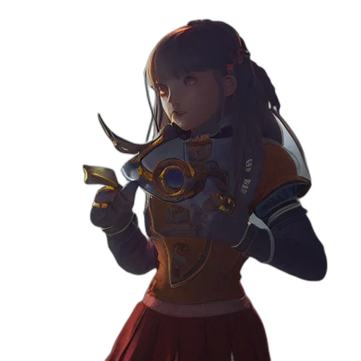 weapon, staff, sword, robot, concept art, fantasy art, anime, 3d render transparent PNG cut-out