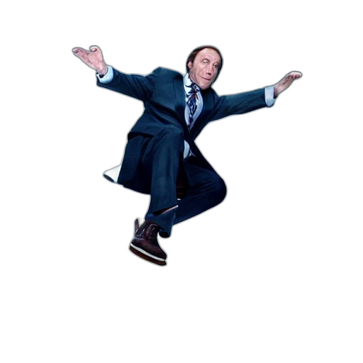 jacket, staff, shoes, creature, concept art, saul, goodman, doing transparent PNG cut-out