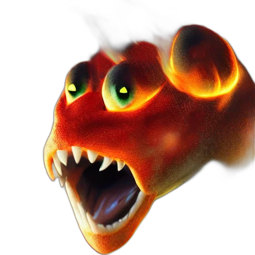 dragon, animal, creature, mask transparent PNG cut-out