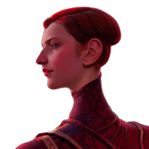 face, crown, robot, staff transparent PNG cut-out