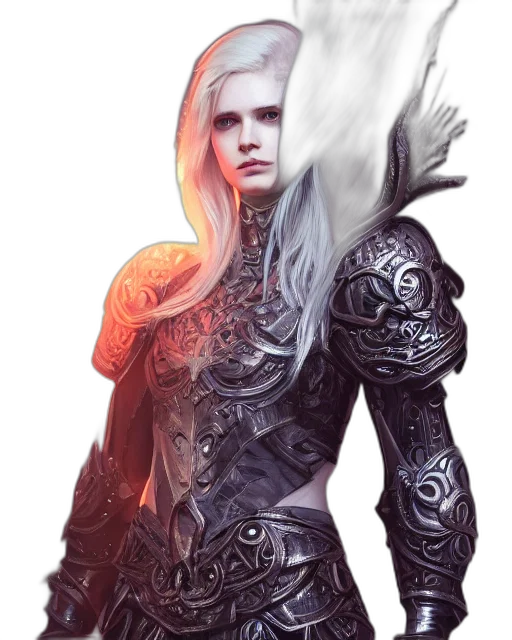 dragon, jacket, sword, face transparent PNG cut-out