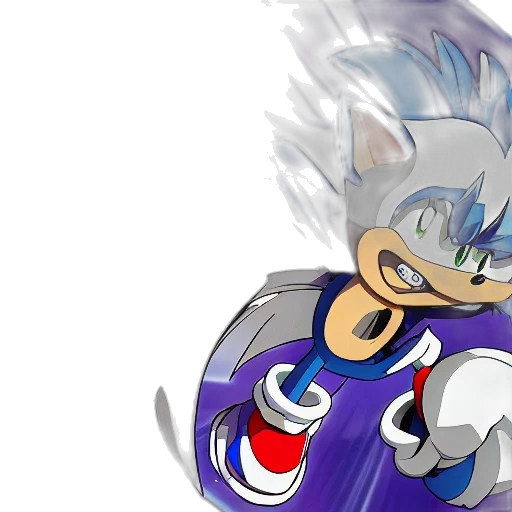 hair, jacket, concept art, 3d render, pixel art, anime, blue, ultra transparent PNG cut-out