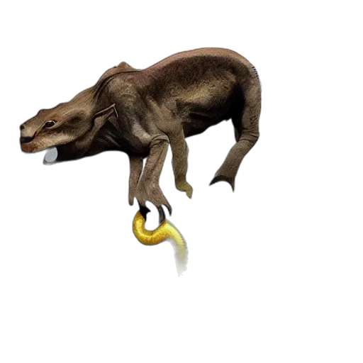 animal, creature, staff, dragon transparent PNG cut-out