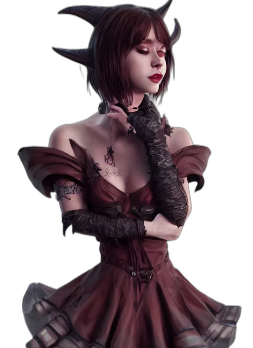 dress, staff, mask, hat transparent PNG cut-out