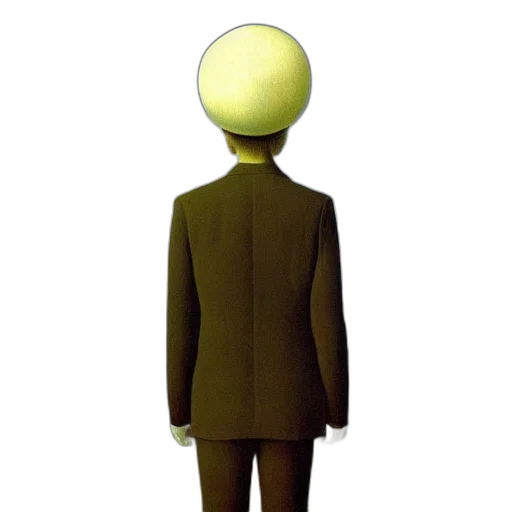 staff, jacket, robot, mask, 3d render, concept art, pixel art, photorealistic transparent PNG cut-out