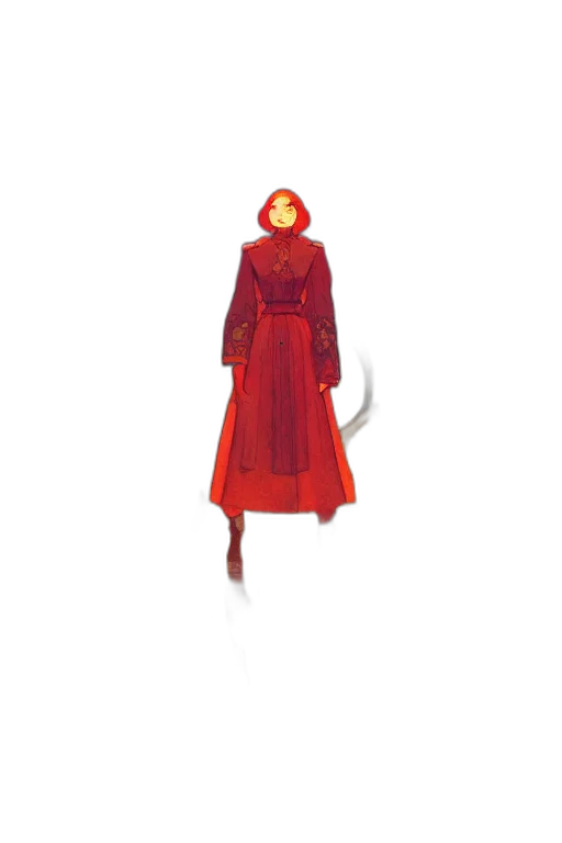 dress, staff, jacket, mask transparent PNG cut-out