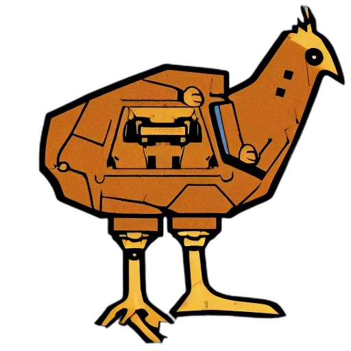robot, animal, furniture, creature, concept art, pixel art, 3d render, cartoon transparent PNG cut-out