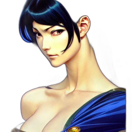 dress, face, jewelry, fantasy art transparent PNG cut-out