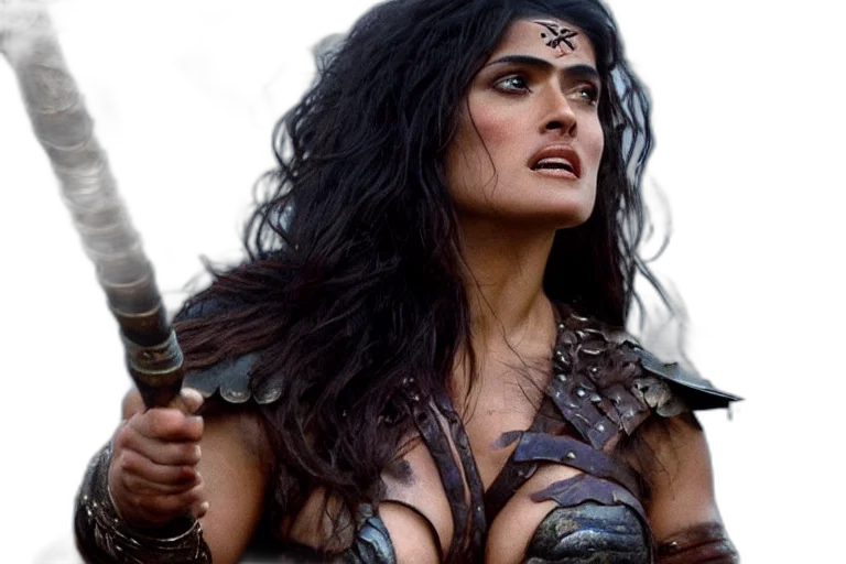 epic, photo, salma, hayek transparent PNG cut-out