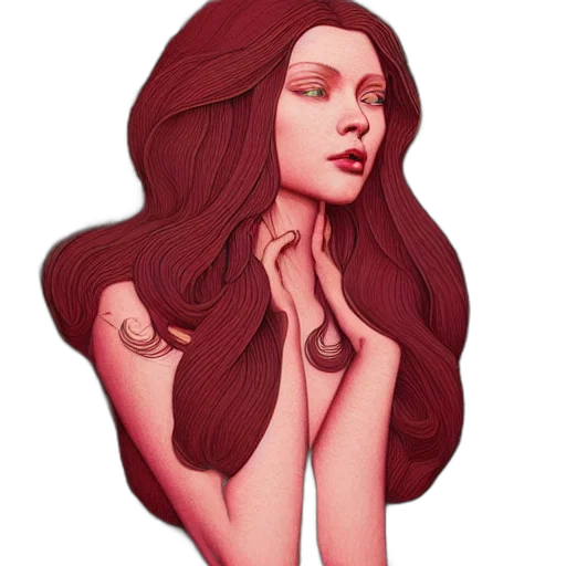 hair, dress, fantasy art, cartoon transparent PNG cut-out