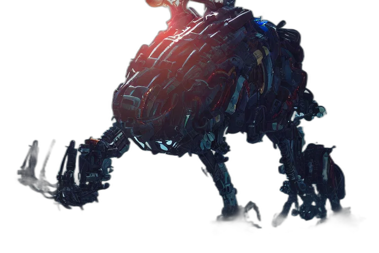 robot, creature, animal, weapon transparent PNG cut-out
