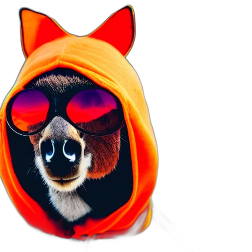 jacket, animal, mask, creature transparent PNG cut-out