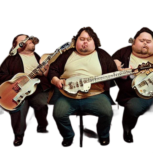 concept art, 3d render, fat, obese transparent PNG cut-out