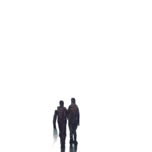 jacket, staff, robot, umbrella transparent PNG cut-out