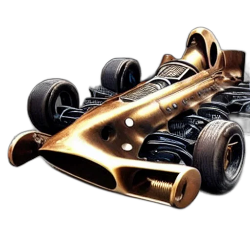 car, weapon, concept art, 3d render, photorealistic, watercolor, golden, steampunk transparent PNG cut-out