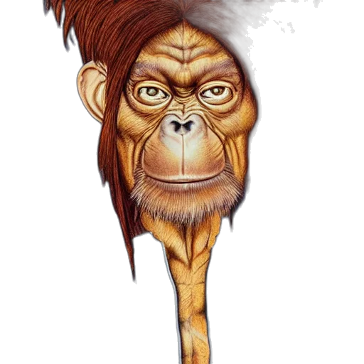 staff, animal, creature, face transparent PNG cut-out