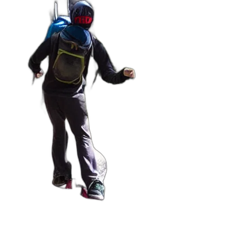jacket, robot, staff, mask transparent PNG cut-out