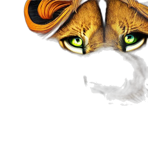 mask, animal, fantasy art, photorealistic transparent PNG cut-out