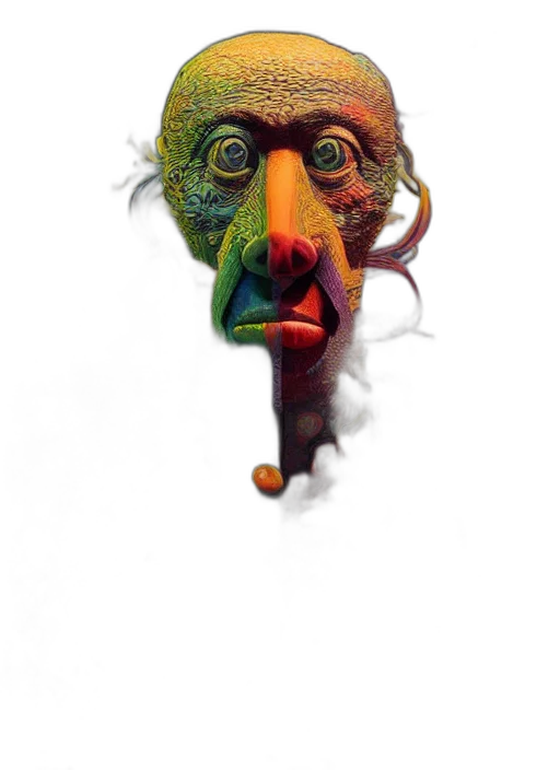 mask, face, creature, staff transparent PNG cut-out