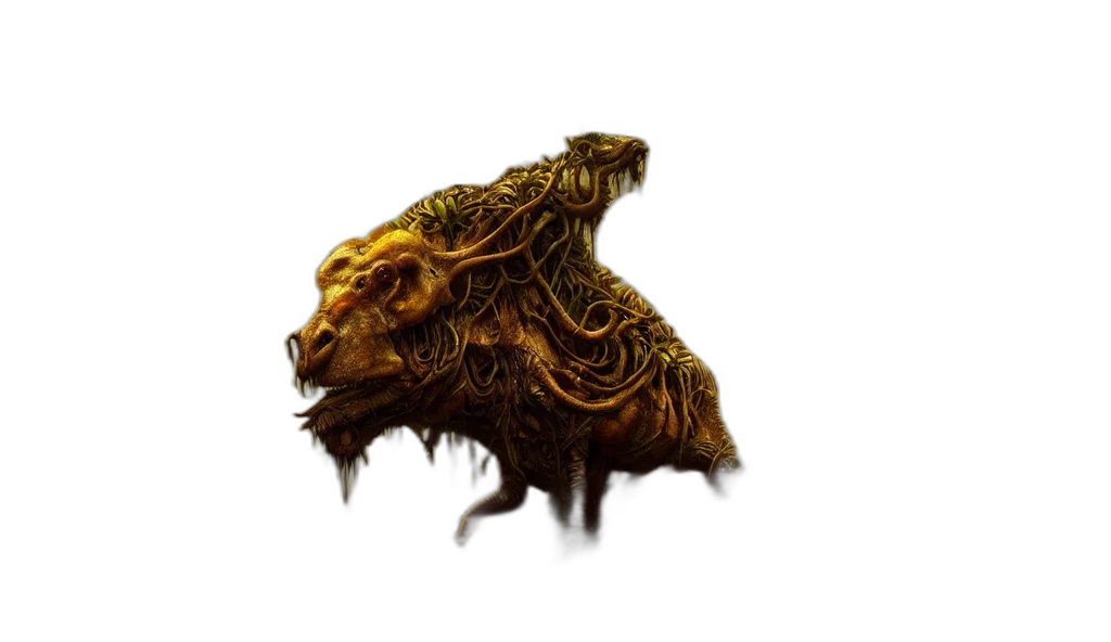 dragon, creature, mask, animal transparent PNG cut-out